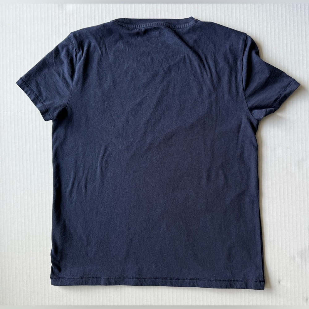 J. Crew Vintage Jersey Classic-Fit Crewneck T-Shirt Navy Blue Size S BY359 - Picture 2 of 9